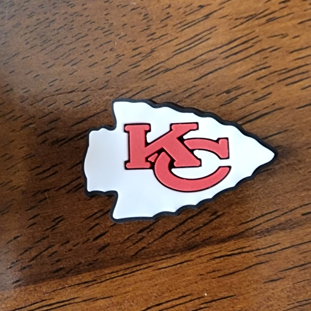 Kansas City Chiefs NFL Croc Charm Jibbitz Men Women Kids NEW